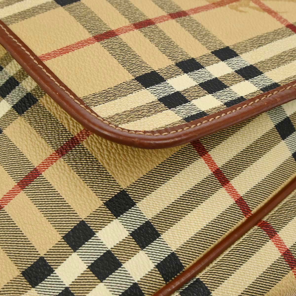 Burberry Beige House Check Shoulder Bag