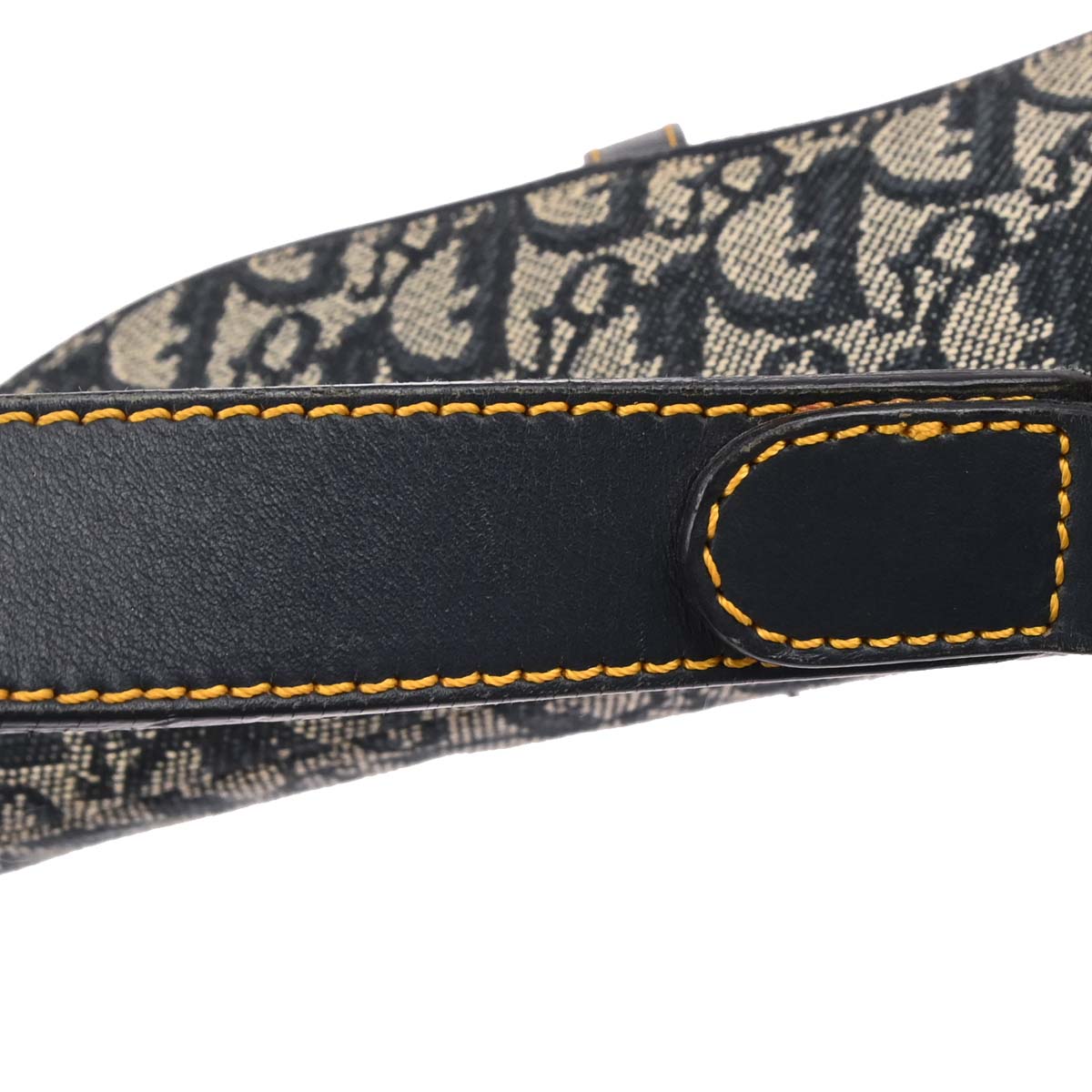 Christian Dior Navy Trotter Double Saddle Handbag