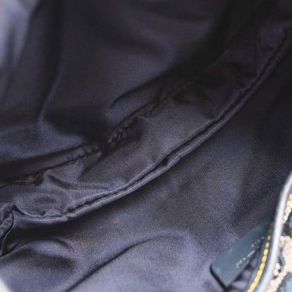 Christian Dior Navy Trotter Double Saddle Handbag