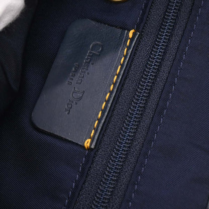 Christian Dior Navy Trotter Double Saddle Handbag