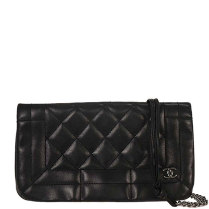 Chanel Black Lambskin Shoulder Bag