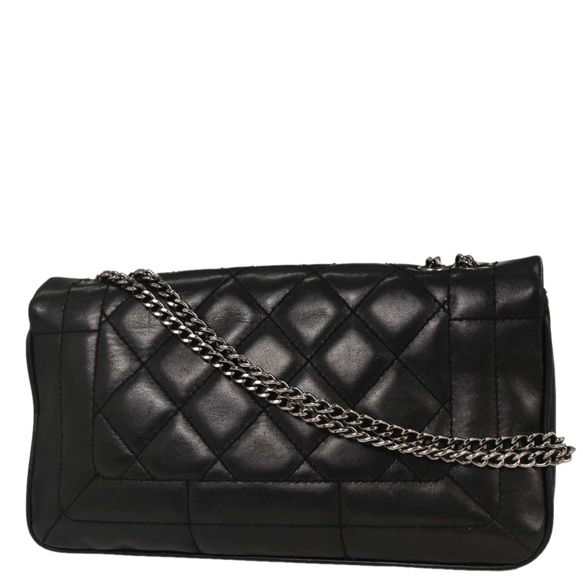 Chanel Black Lambskin Shoulder Bag