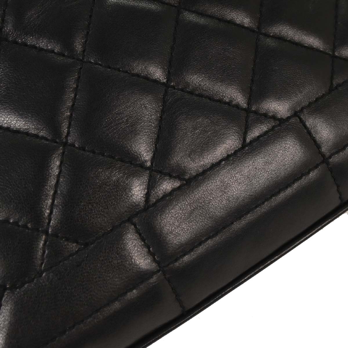 Chanel Black Lambskin Shoulder Bag