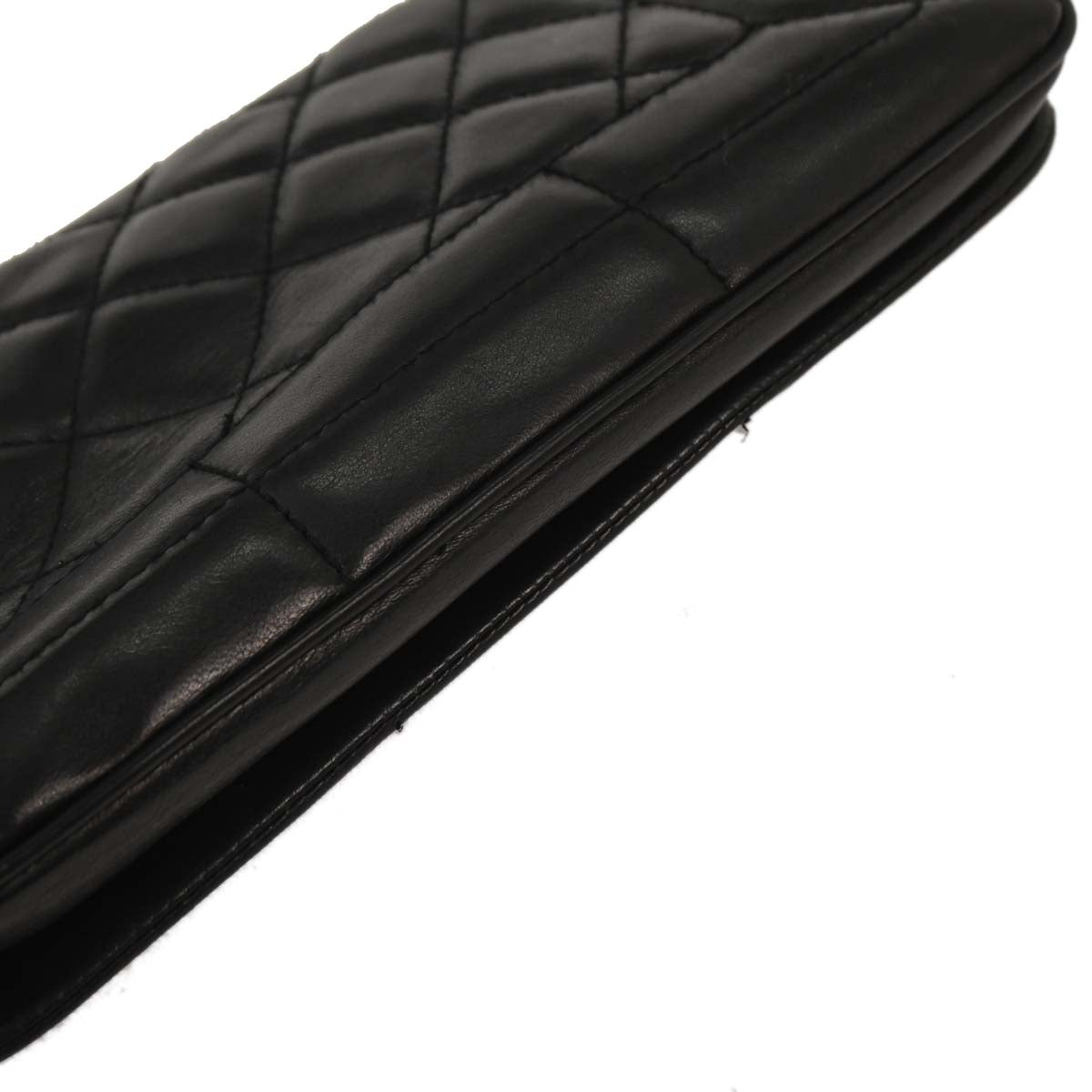 Chanel Black Lambskin Shoulder Bag