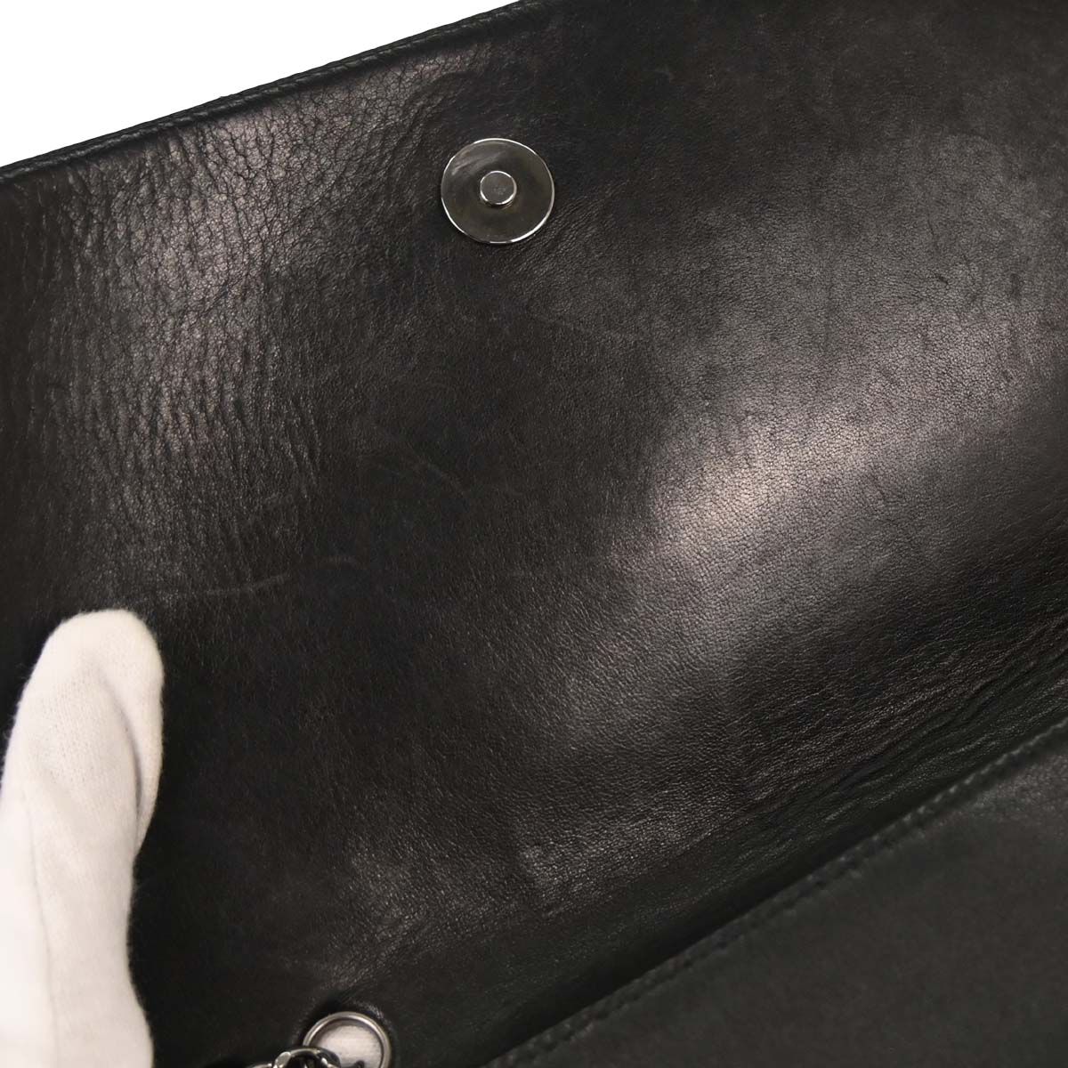 Chanel Black Lambskin Shoulder Bag