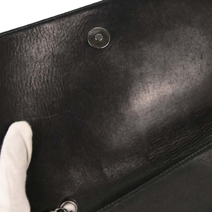 Chanel Black Lambskin Shoulder Bag