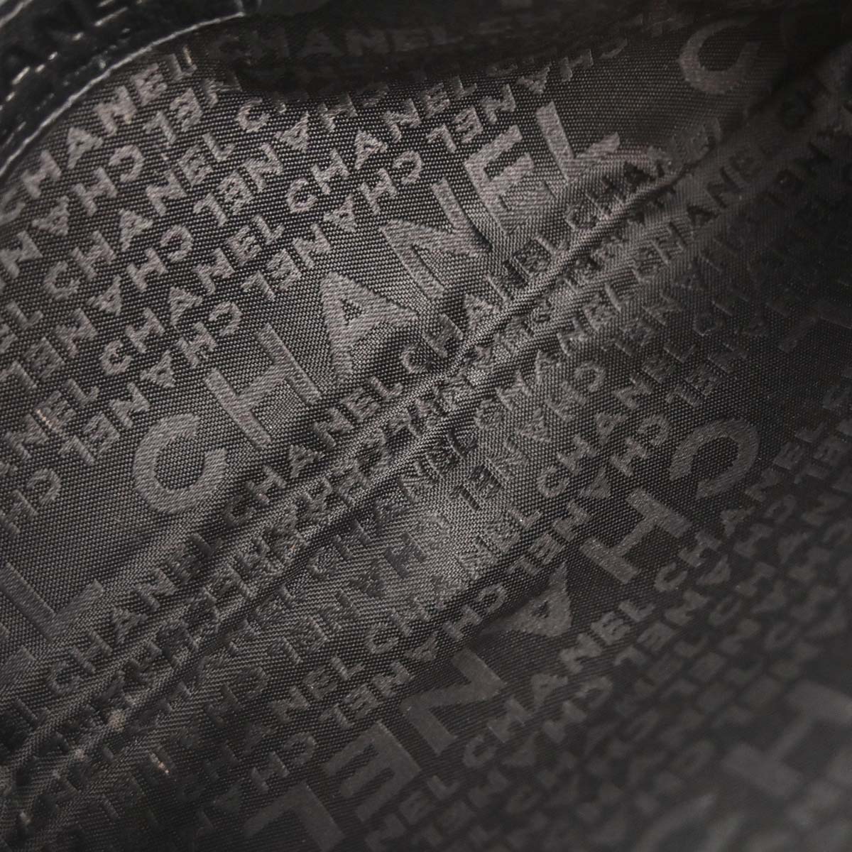 Chanel Black Lambskin Shoulder Bag