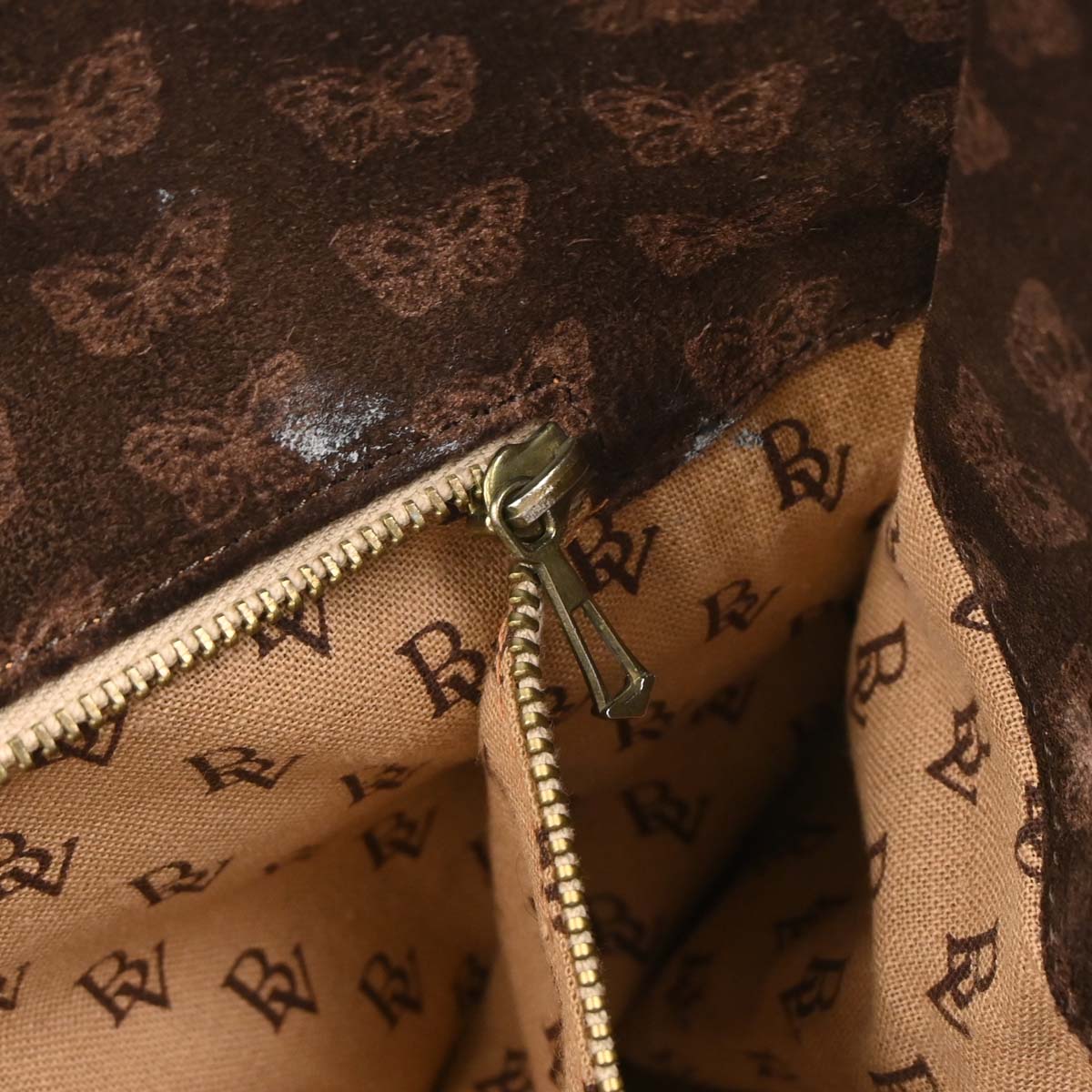 Bottega Veneta Brown Suede Tote Handbag