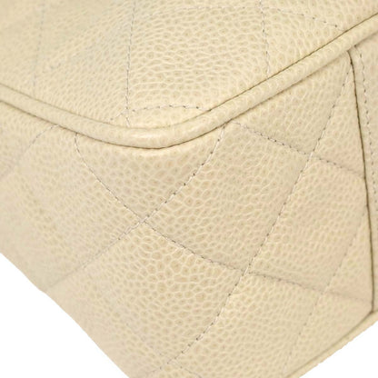 Chanel Off-white Caviar Camera Bag