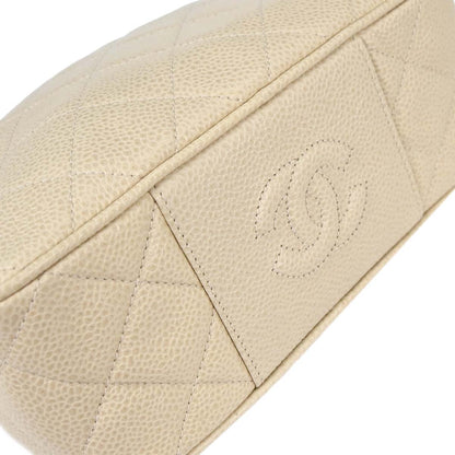 Chanel Off-white Caviar Camera Bag