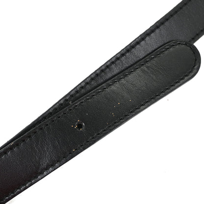 Celine Black PVC Macadam Shoulder Bag