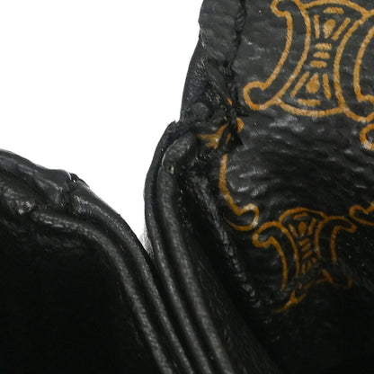 Celine Black PVC Macadam Shoulder Bag