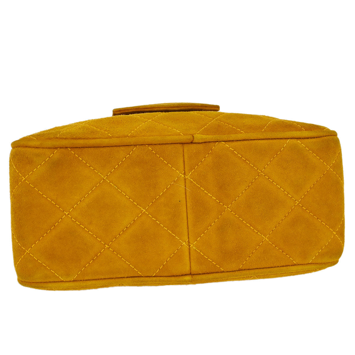 Chanel Yellow Suede Camera Bag Mini