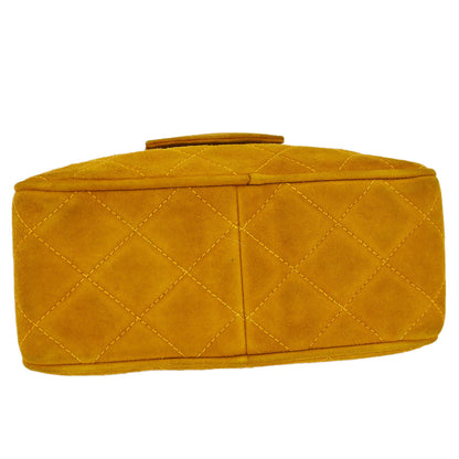 Chanel Yellow Suede Camera Bag Mini