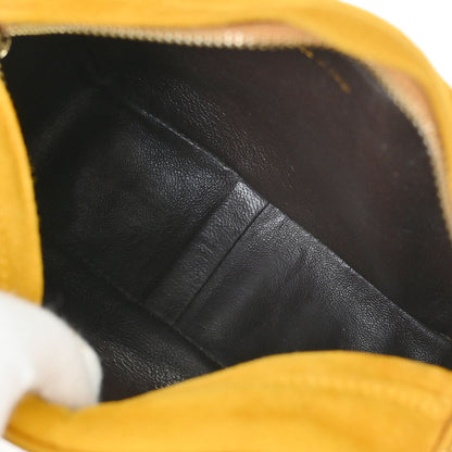 Chanel Yellow Suede Camera Bag Mini