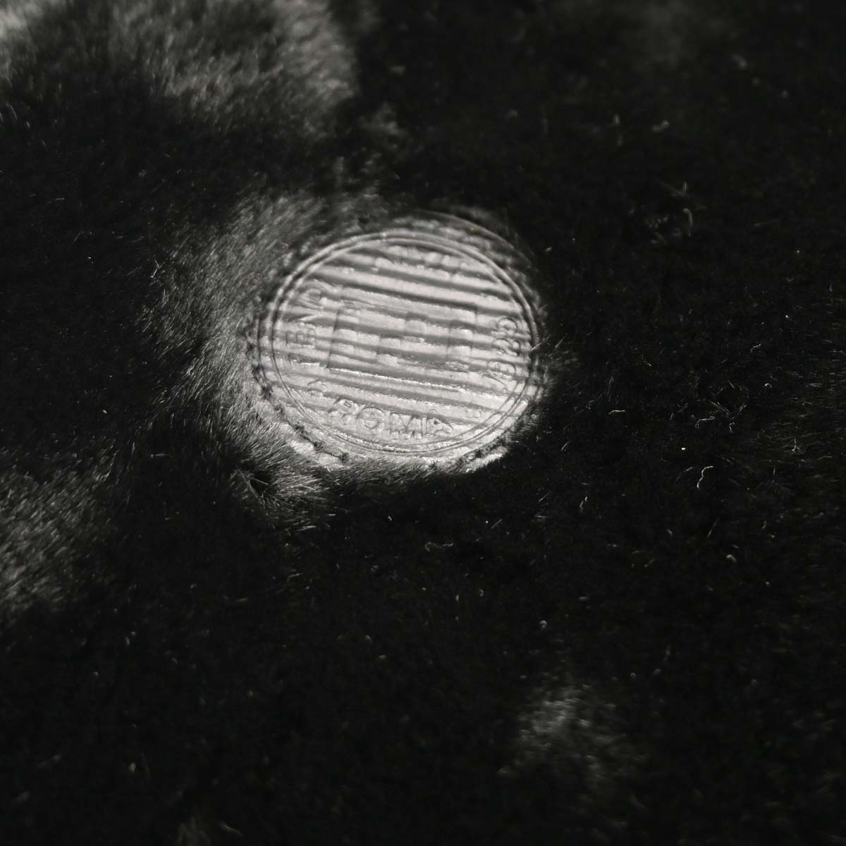 Fendi * Black Fur Nylon Zucca Tote Handbag