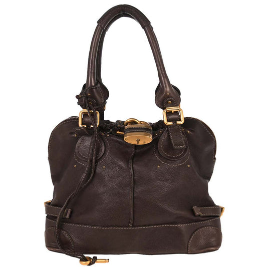 Chloe Brown Paddington Dome Handbag