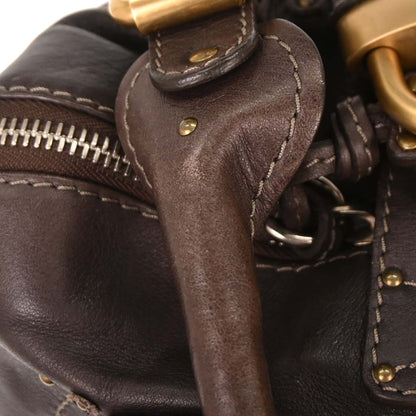 Chloe Brown Paddington Dome Handbag