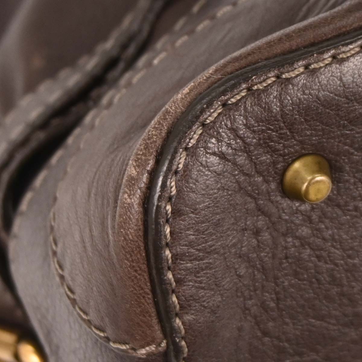 Chloe Brown Paddington Dome Handbag