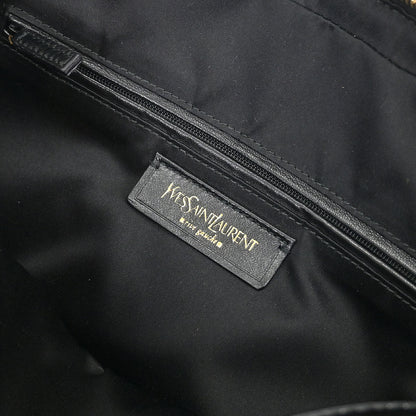 Yves Saint Laurent Black Leather Rive Gauche Muse Handbag