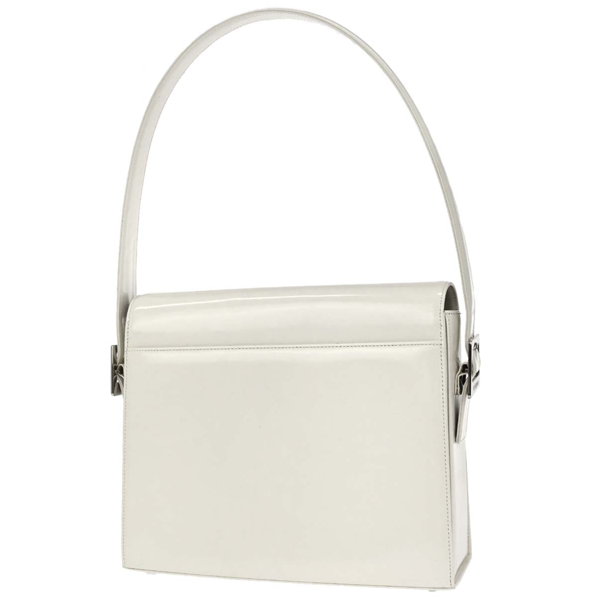 Yves Saint Laurent White Leather Handbag
