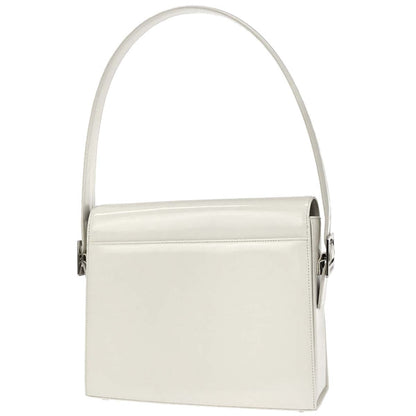 Yves Saint Laurent White Leather Handbag