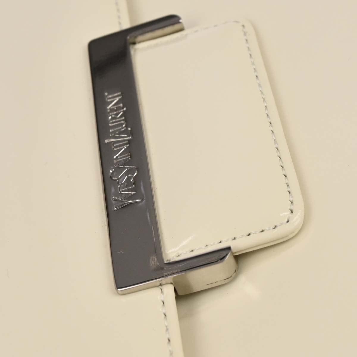 Yves Saint Laurent White Leather Handbag
