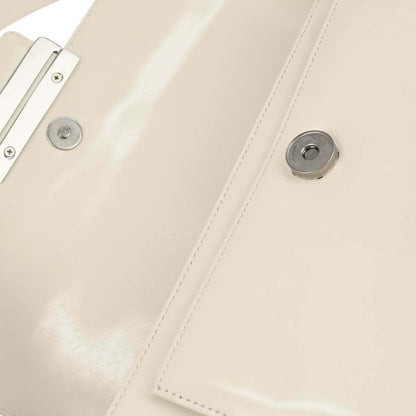 Yves Saint Laurent White Leather Handbag