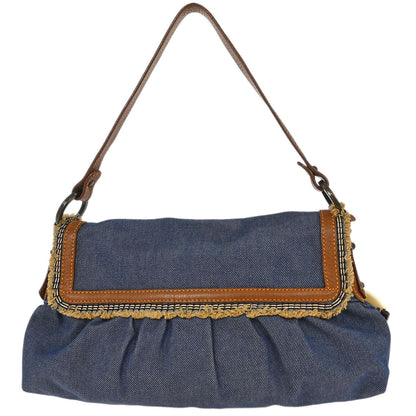Fendi Blue Denim Handbag