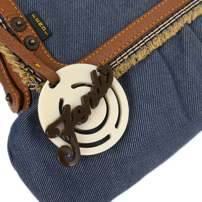 Fendi Blue Denim Handbag