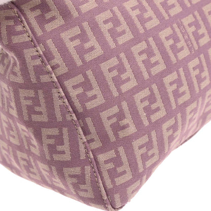 Fendi Purple Canvas Zucchino Handbag