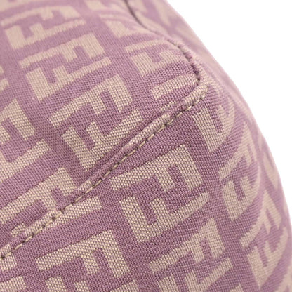 Fendi Purple Canvas Zucchino Handbag