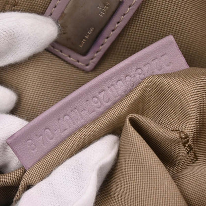 Fendi Purple Canvas Zucchino Handbag