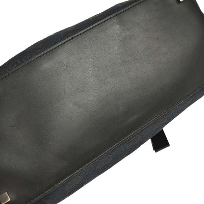 Gucci Black Canvas GG Handbag
