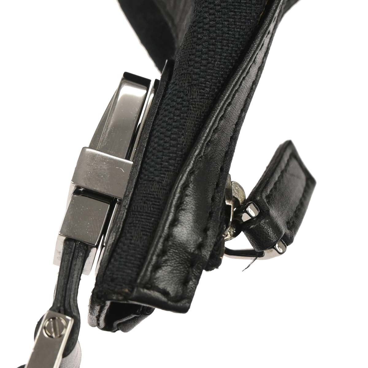 Gucci Black Canvas GG Handbag