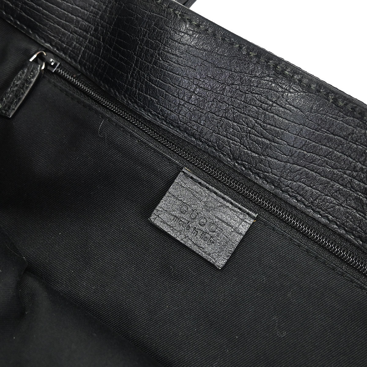 Gucci Black Canvas GG Tote Handbag