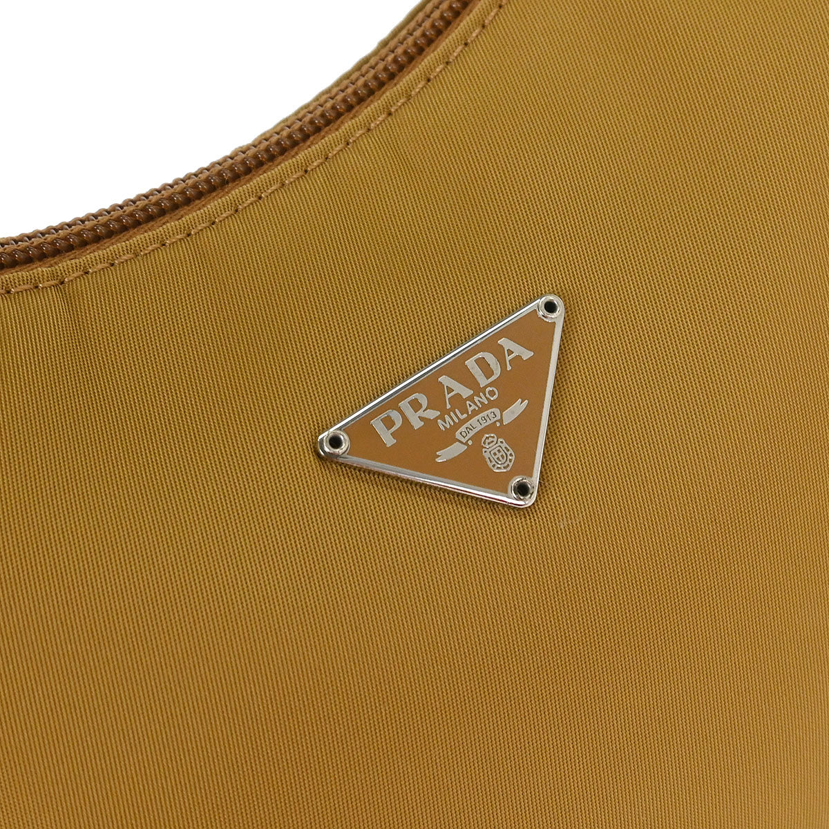 Prada Brown Nylon Handbag