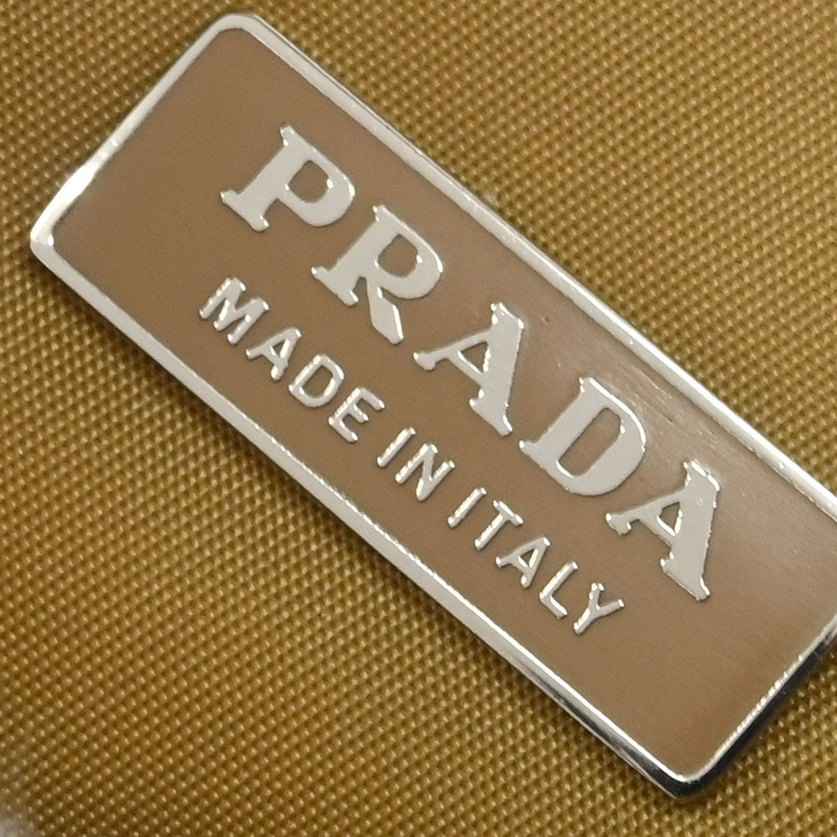 Prada Brown Nylon Handbag