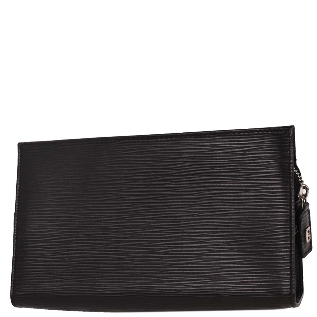 Fendi Black Leather Clutch Bag