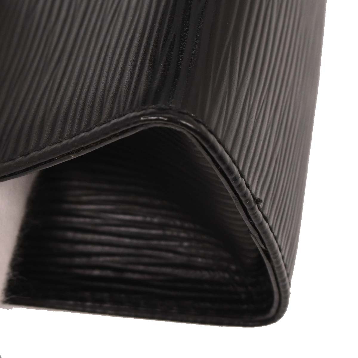 Fendi Black Leather Clutch Bag