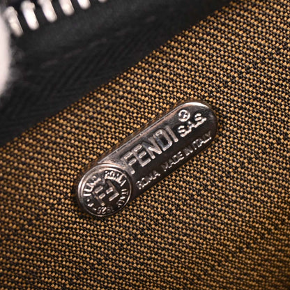 Fendi Black Leather Clutch Bag