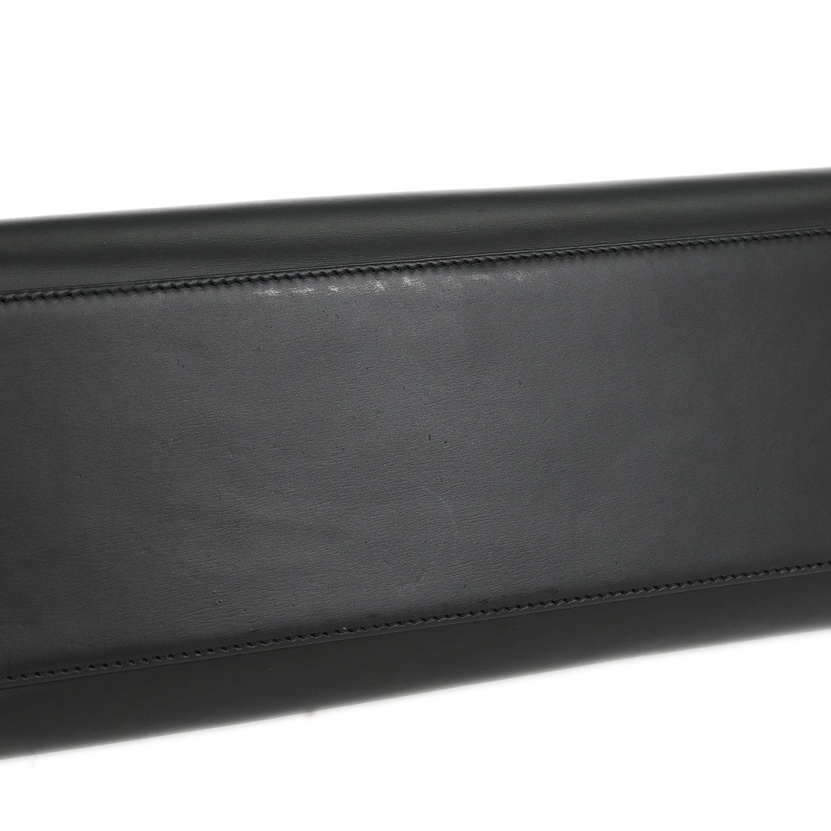 Cartier Black Leather Panthere Tote Handbag