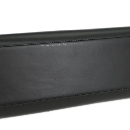 Cartier Black Leather Panthere Tote Handbag