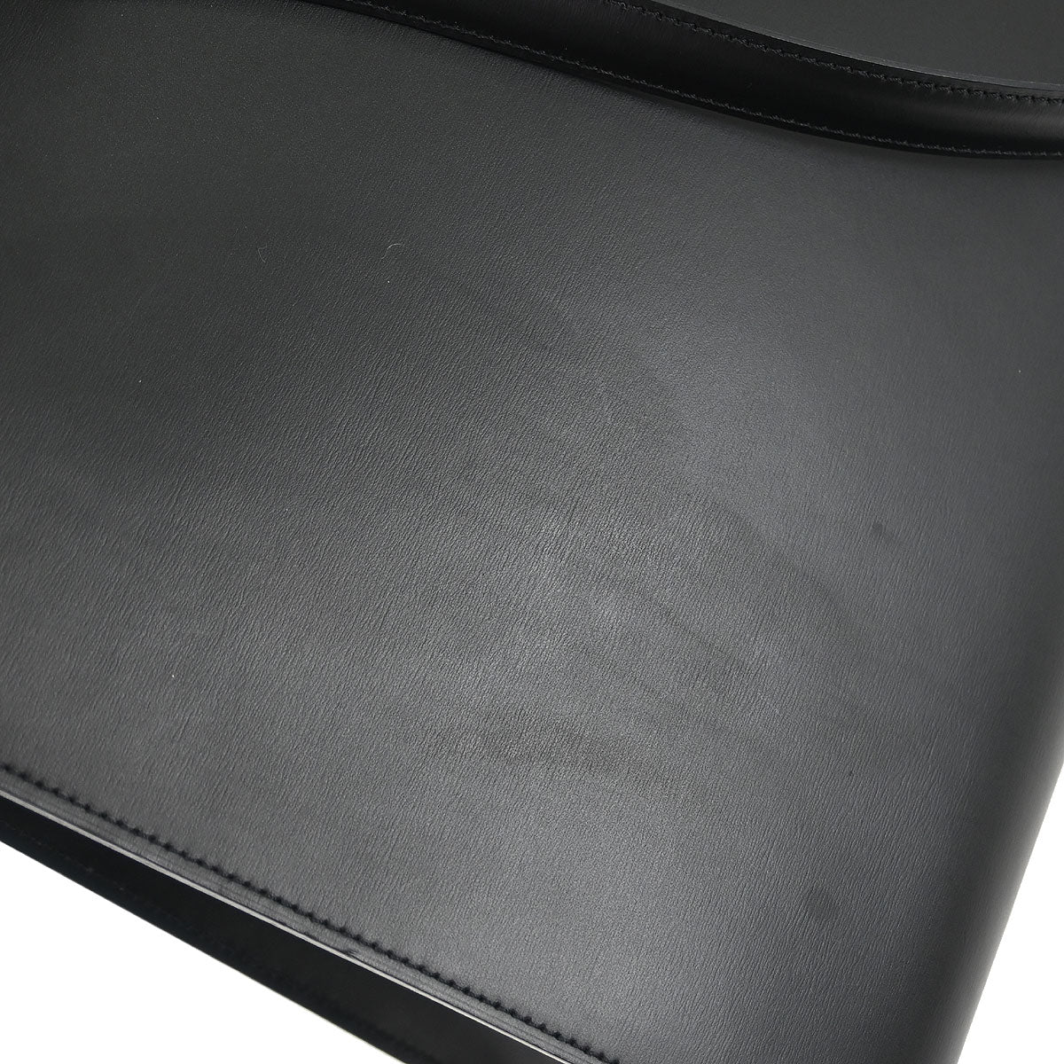 Cartier Black Leather Panthere Tote Handbag