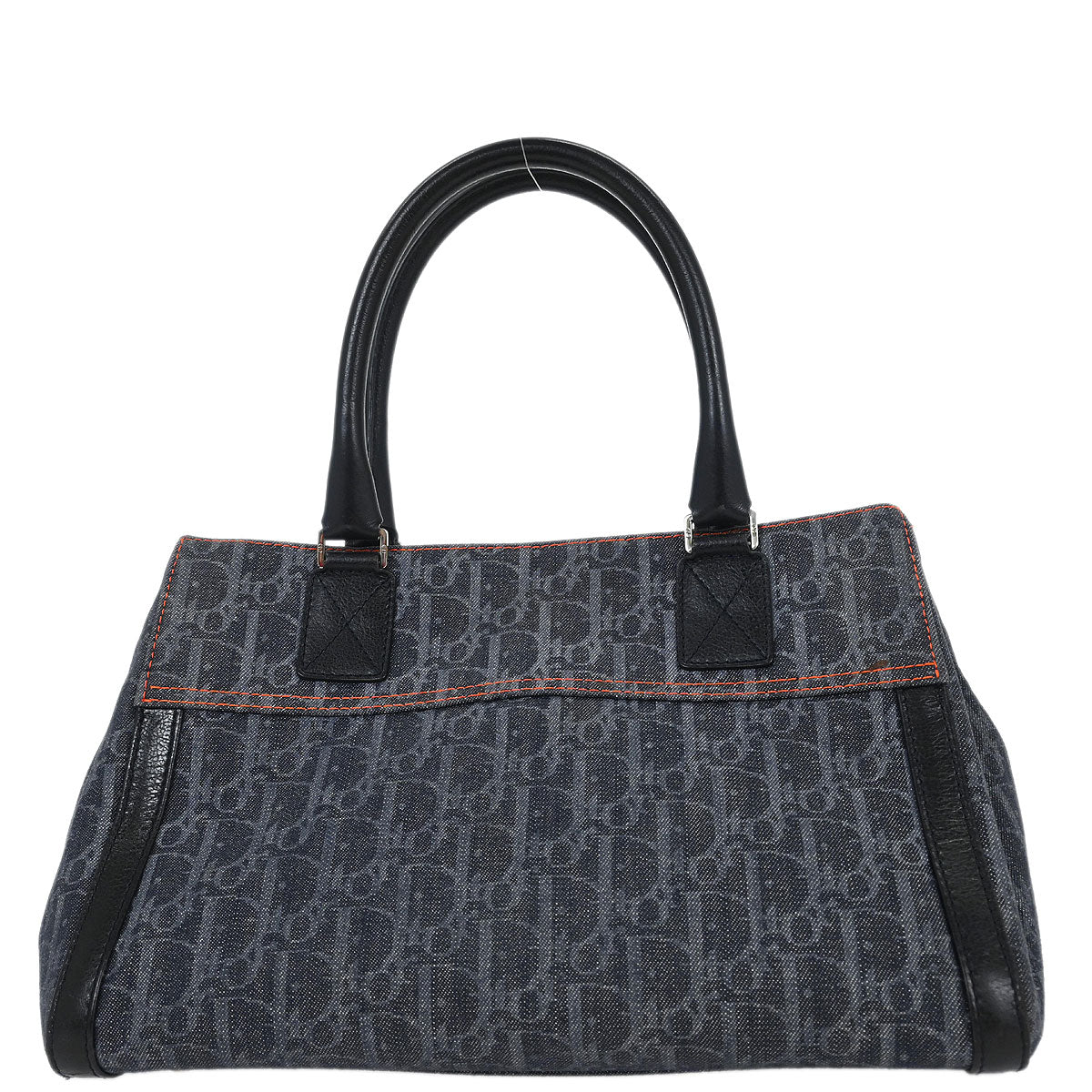 Christian Dior Navy Trotter Flight Handbag