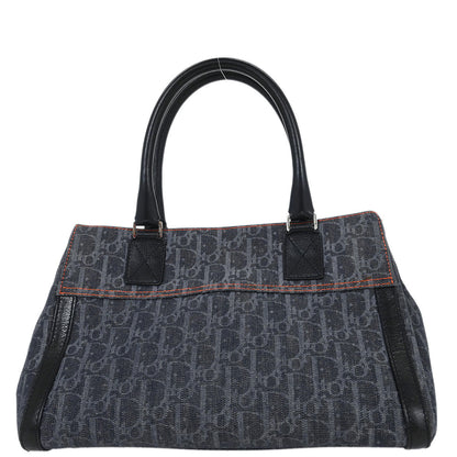 Christian Dior Navy Trotter Flight Handbag