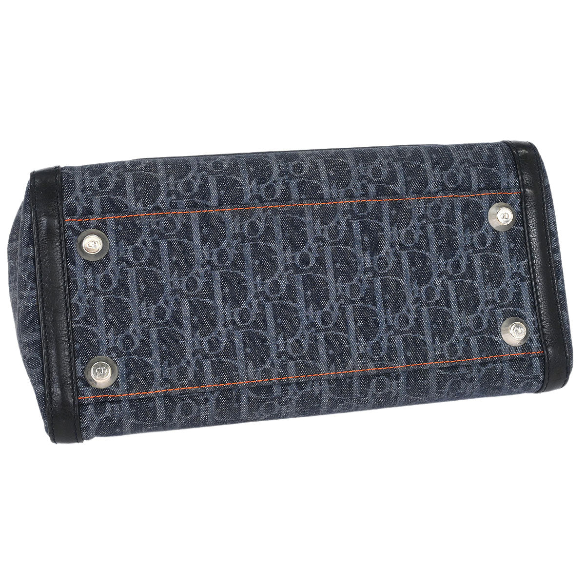 Christian Dior Navy Trotter Flight Handbag