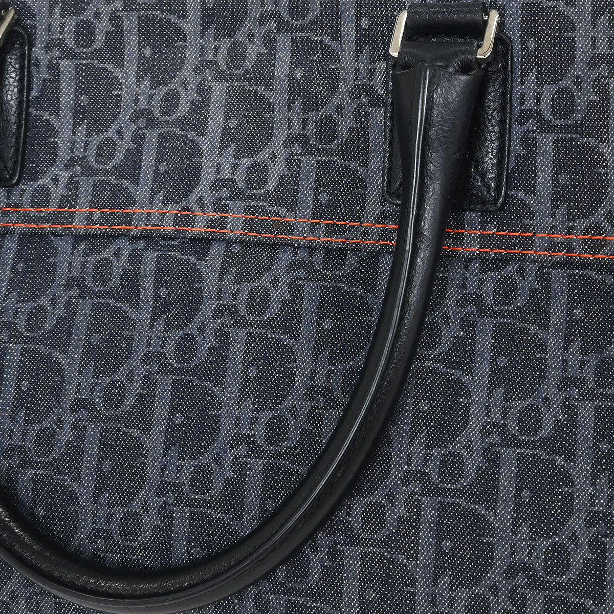 Christian Dior Navy Trotter Flight Handbag