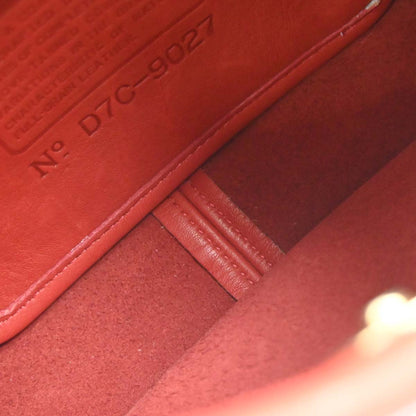 Coach Red Leather Handbag