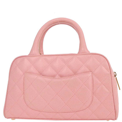 Chanel Pink Caviar Bowling Bag